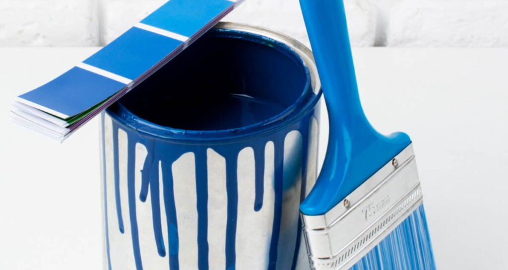 A Blue Paint, And How to Calculate the Amount of Exterior Paint You Need