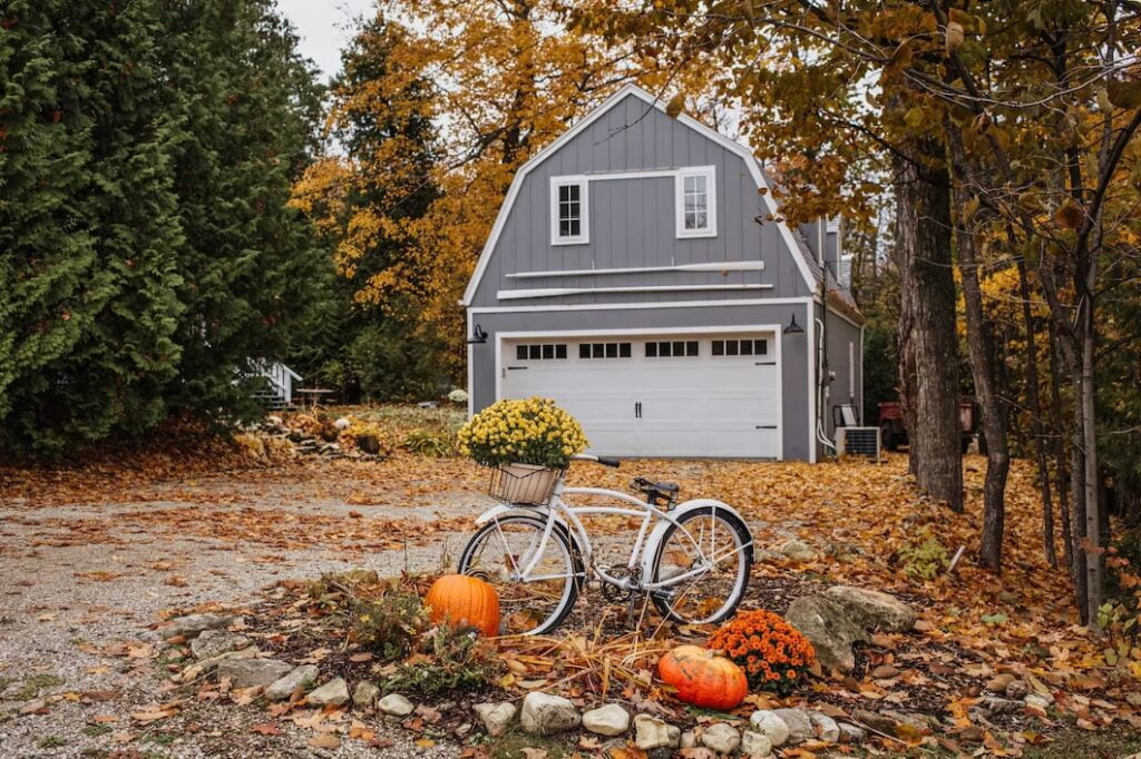 Beautiful Shot of a House on a Fabulous Autumn Scene