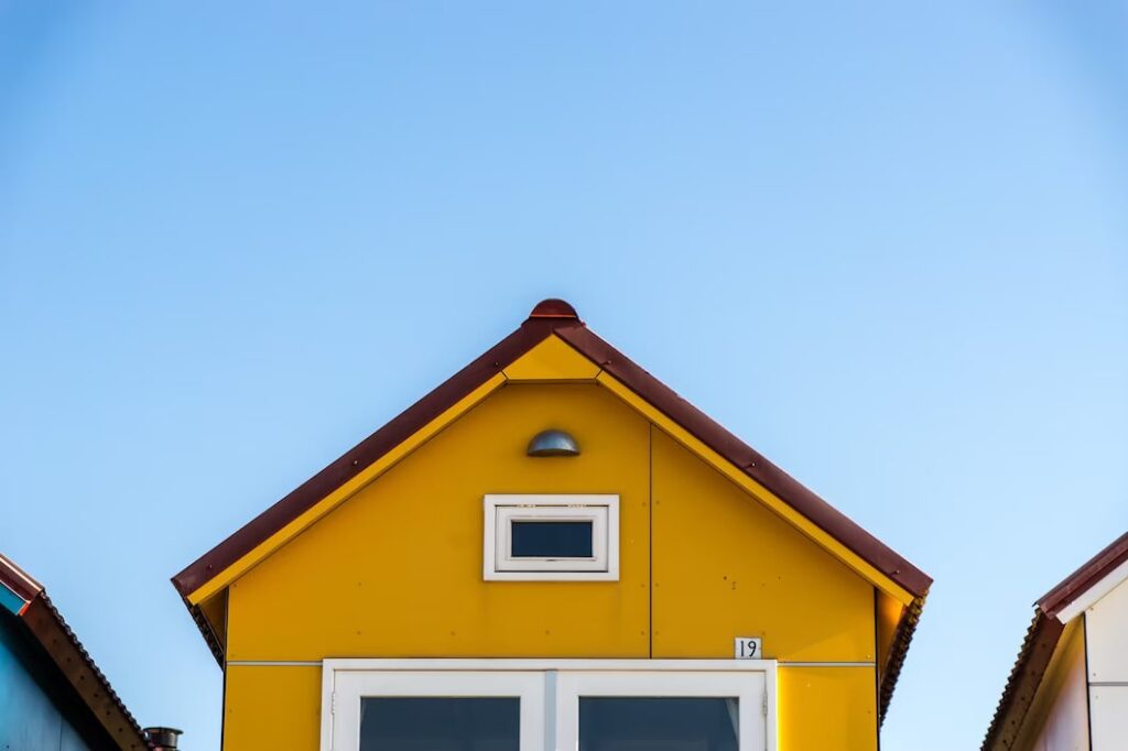 Yellow Facade Small House