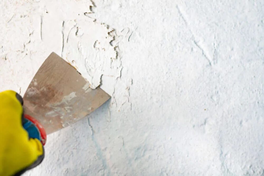 Smoothing white wall