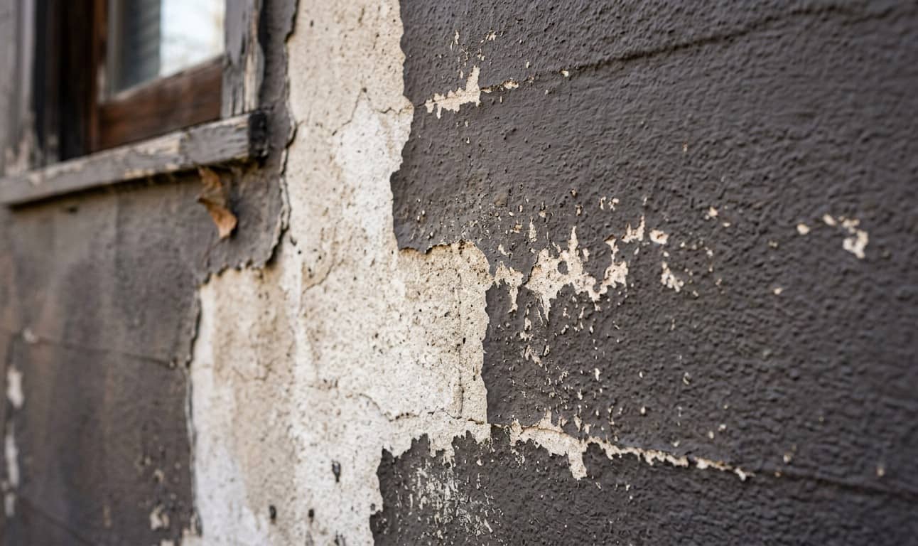 Fading exterior paint